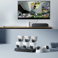 Reolink 12MP (4K+) UHD NVR PoE 16 x Channel / 8 x Turret Camera Kit with 4TB HHD