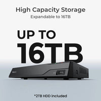 Reolink 12MP (4K+) UHD NVR PoE 16 x Channel / 8 x Turret Camera Kit with 4TB HHD