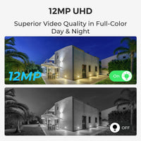 Reolink 12MP (4K+) UHD NVR PoE Turret Add-On Cam 4 Pack