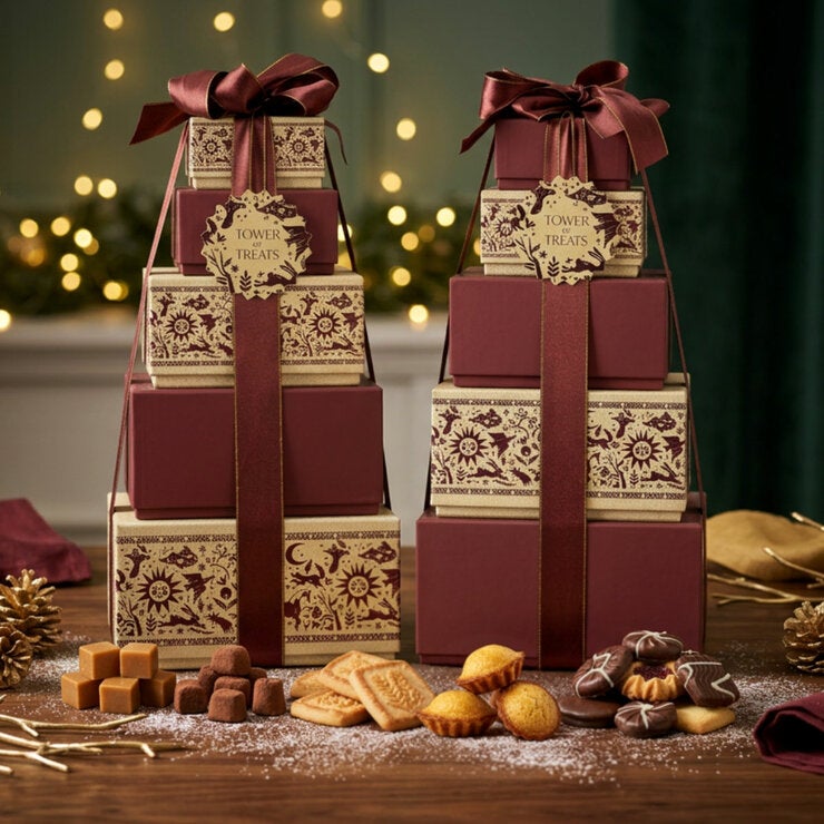 Festive Tower of Treats, 2.2kg in 2 Colours