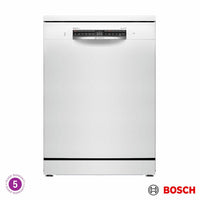 Bosch SMS4EMW06G Series 4, Freestanding 14 Place Setting Dishwasher, B Rated in White