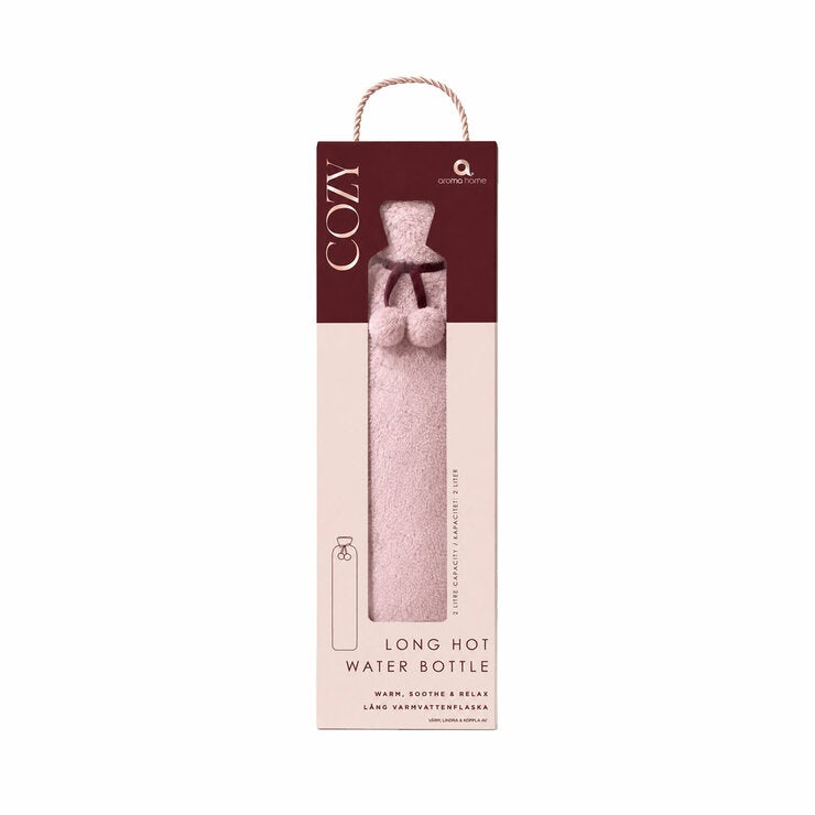 Aroma Home Long Hot Water Bottle in 2 Colours