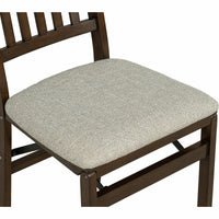 Stakmore Hardwood Upholstered Folding Chair, 2 Pack