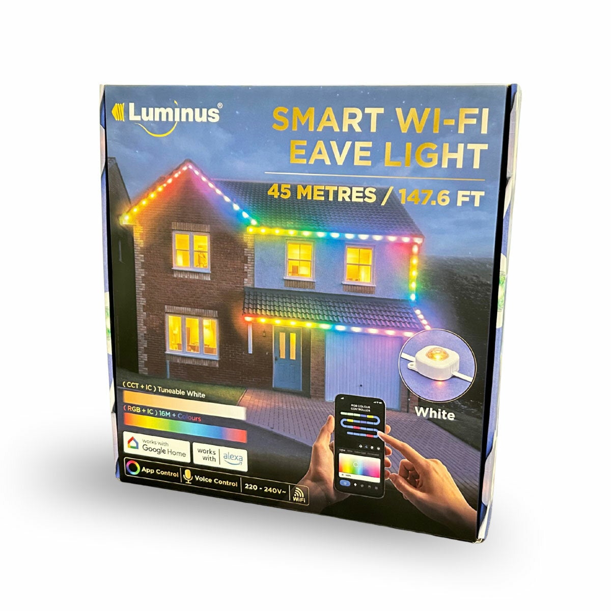 Luminus Smart Wi-Fi Eave Light - 45m