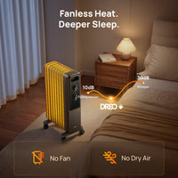 Dreo DR-HSH033 9 Fins 2000W Oil Filled Radiator With Knob Control