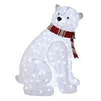 Outdoor Lit Polar Bears - Pack Of 2