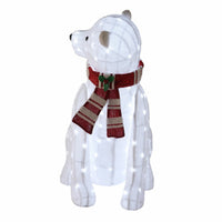 Outdoor Lit Polar Bears - Pack Of 2