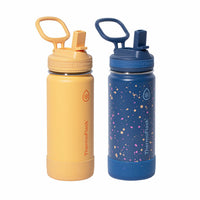 Thermoflask Stainless Steel Water Bottle 473ml, 2 Pack in 3 Colour Sets