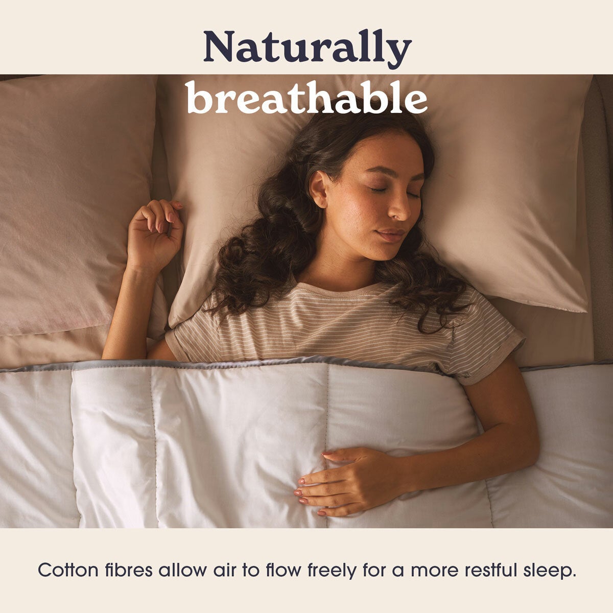 Sleepeezee Sumptuous Cotton 10.5 Tog Duvet In 4 Sizes