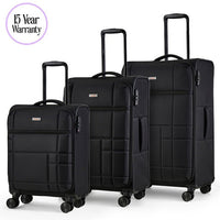 Rock Tokyo Softshell Suitcase 3pc Set in 3 Colours