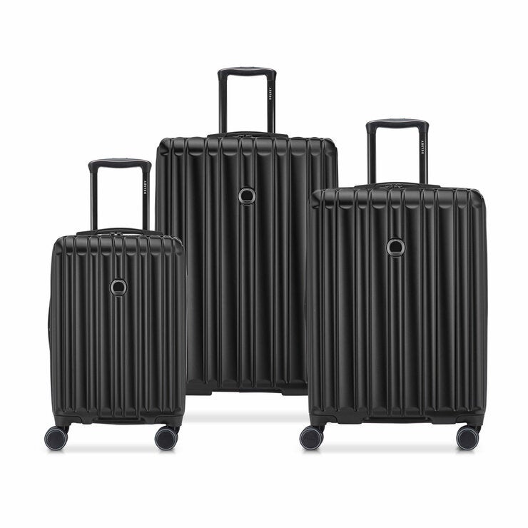 Delsey Take Off 3 Piece Hardside Spinner Luggage Set in 2 Colours