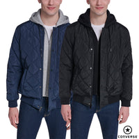 Converse Men's Hooded Bomber Jacket