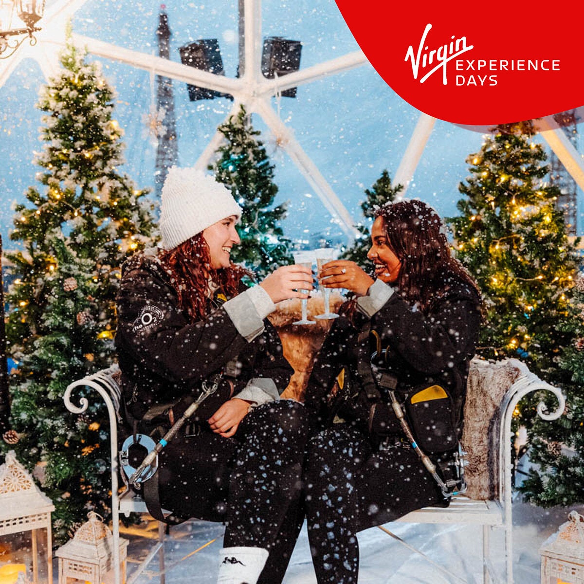 Virgin Experience Days Christmas at Up at The O2 - Snow Globe Climb For Two
