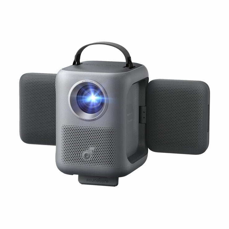 Soundcore Nebula P1 Full HD Smart Projector with Flippable Speakers, 100" Screen & Stand Bundle
