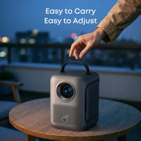 Soundcore Nebula P1 Full HD Smart Projector with Flippable Speakers, 100" Screen & Stand Bundle
