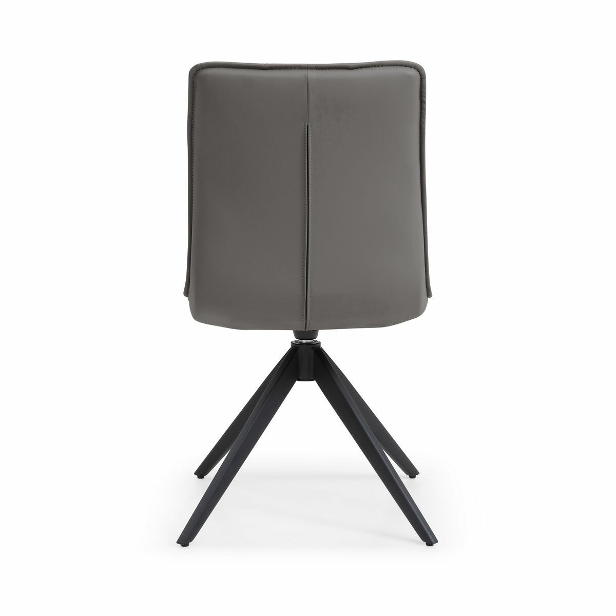 Indus Valley Skylar Grey Faux Leather Dining Chair, 2 Pack