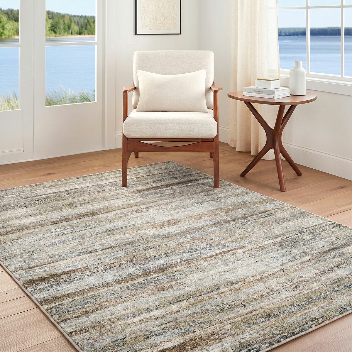 Livabliss Avellino Beige Rug, In 2 Sizes