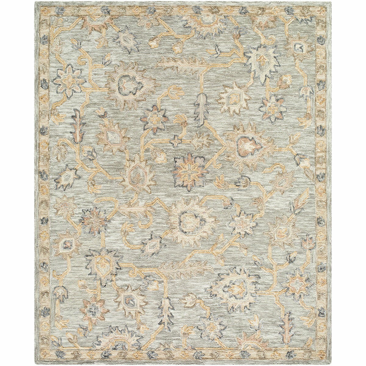 Livabliss Arnold Wool Cream Rug, In 2 Sizes