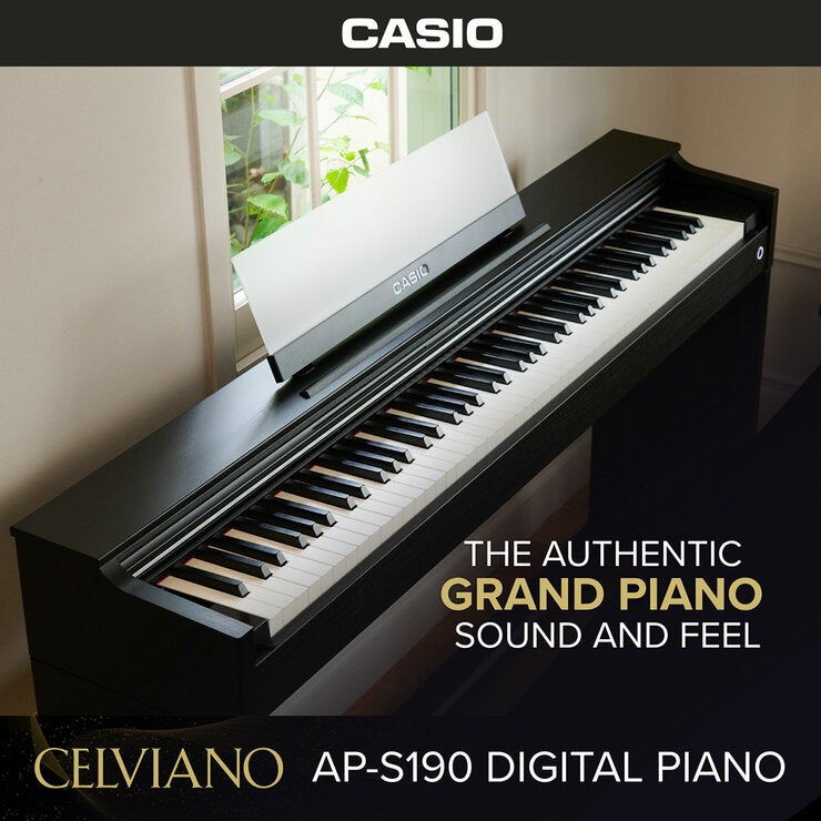 Casio AP-S190BK, 88 Key Fully-Weighted Digital Piano