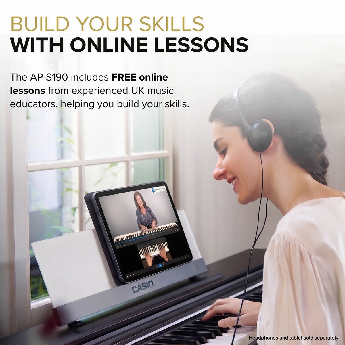Casio AP-S190BK, 88 Key Fully-Weighted Digital Piano