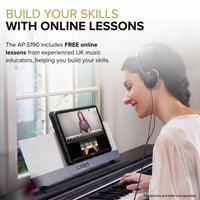 Casio AP-S190BK, 88 Key Fully-Weighted Digital Piano