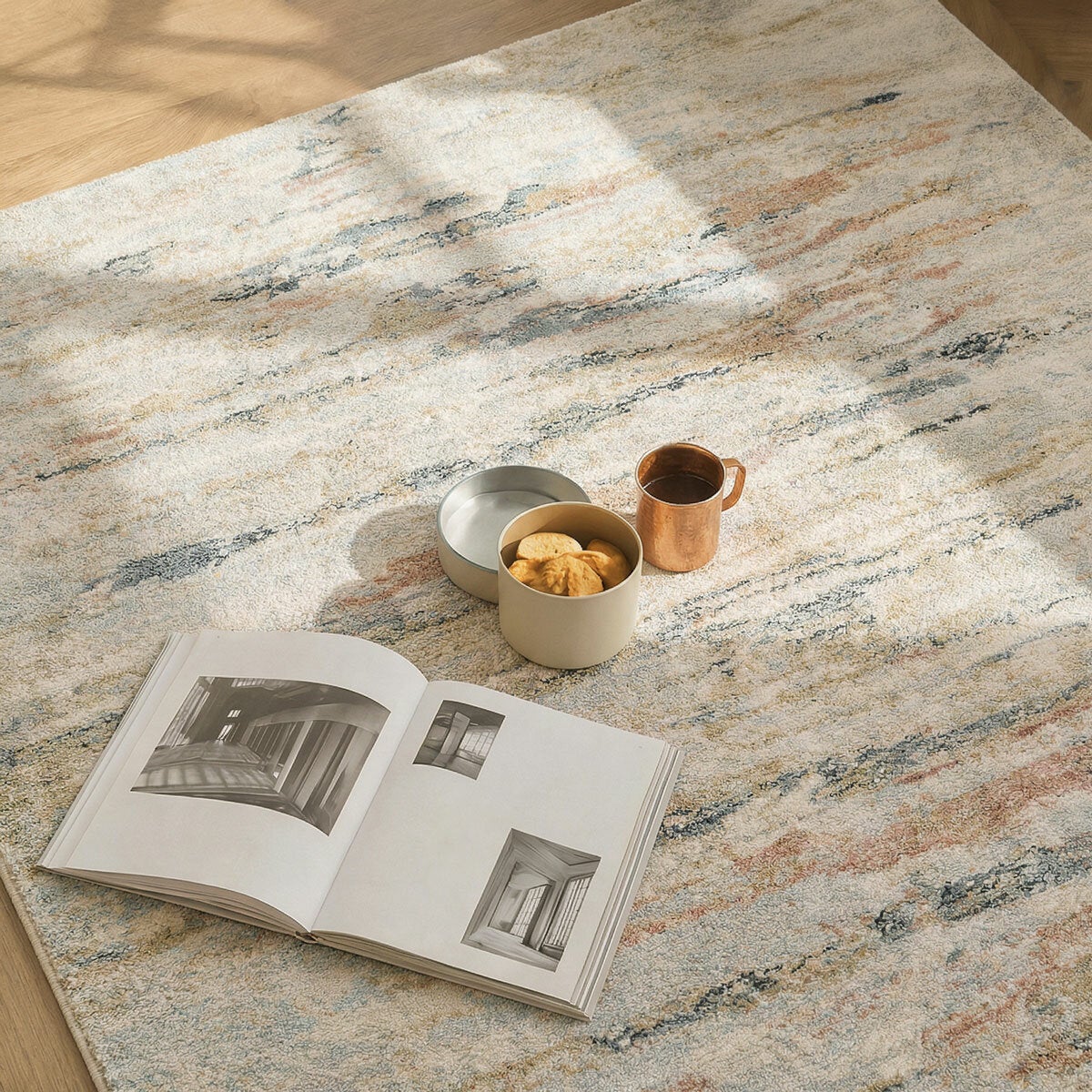 Livabliss Avellino Cream Rug, In 2 Sizes