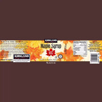Kirkland Signature 100% Pure Grade A Amber Maple Syrup, 1L