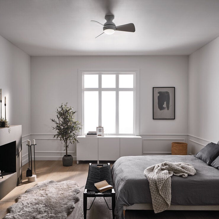 Kichler Sola 3 Blade (86cm) Indoor Ceiling Fan with AC Motor and Remote Control in 2 Colours