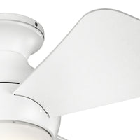 Kichler Sola 3 Blade (86cm) Indoor Ceiling Fan with AC Motor and Remote Control in 2 Colours