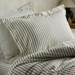 Hebden Brown Stripe 100% Cotton Duvet Cover Set | Mole Bedding | Yard – Riva Home