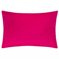 Keela Cut Velvet Cushion Magenta/Blue