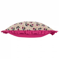 Kemble Printed Cushion Violet/Cerise