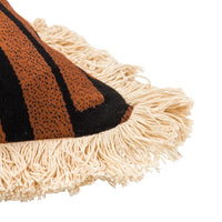 Oromo Fringed Cushion Brown