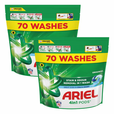 Ariel 4 in 1 Pods, 140 Wash