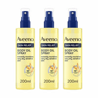 Aveeno Skin Relief Oil Spray, 3 x 200ml