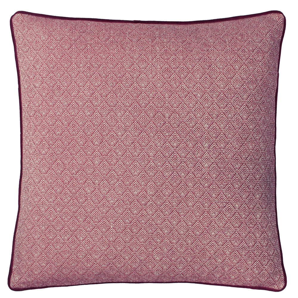 Blenheim Geometric Cushion Berry