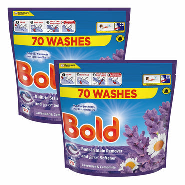 Bold 4 in 1 Pods, 140 Wash