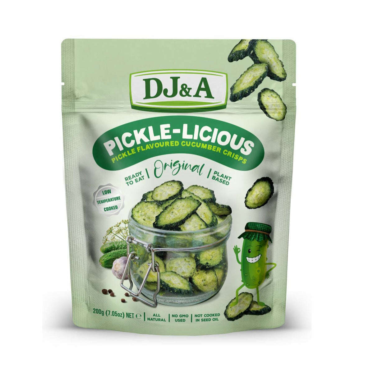 DJ&A Pickle-Licious Cucumber Crisps, 200g