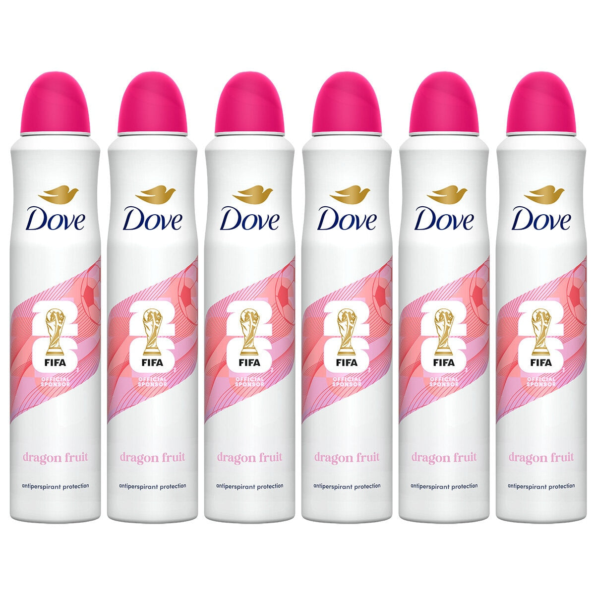 Dove Advanced Care Dragon Fruit Anti-Perspirant, 6 x 200ml
