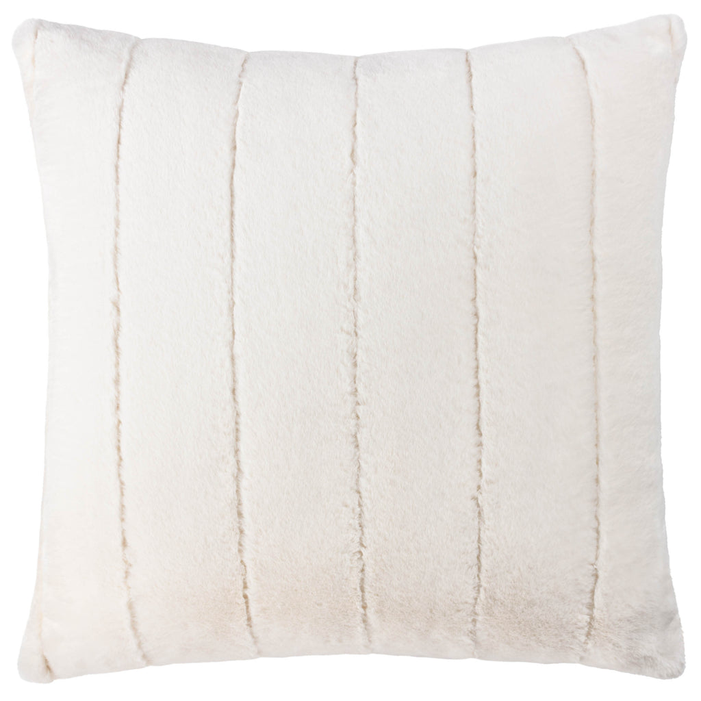 Empress Faux Fur Cushion Cream