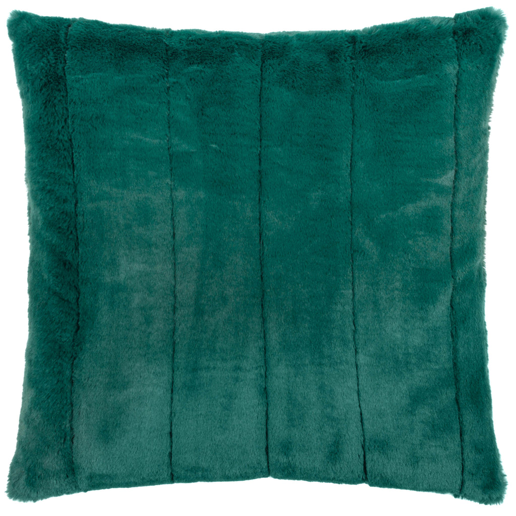Empress Faux Fur Cushion Emerald