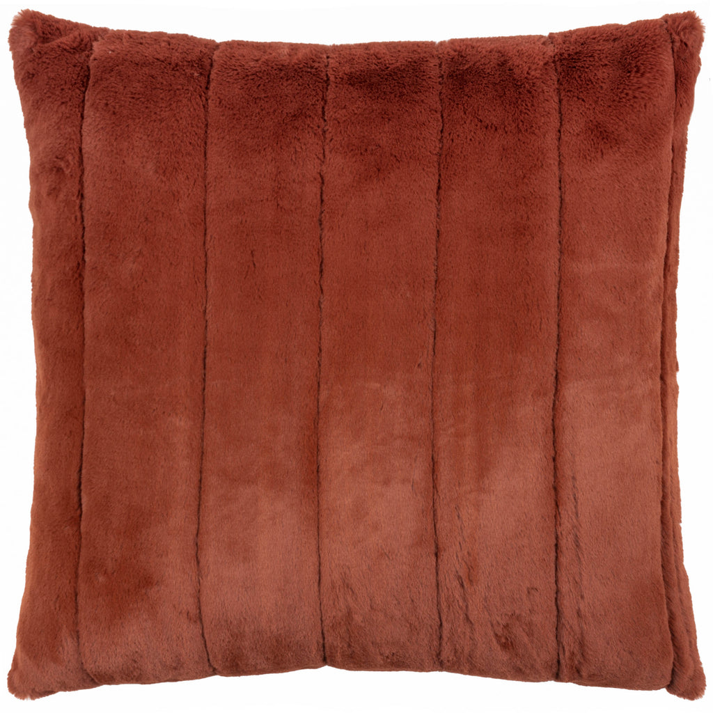 Empress Faux Fur Cushion Rust