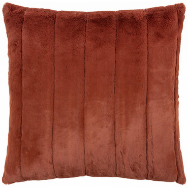 Empress Faux Fur Cushion Rust