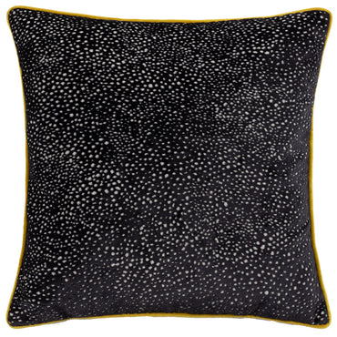 Estelle Spotted Cushion Black/Gold