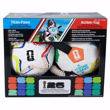 FIFA World Cup Official 2026 Dog Toys, 2 Pack