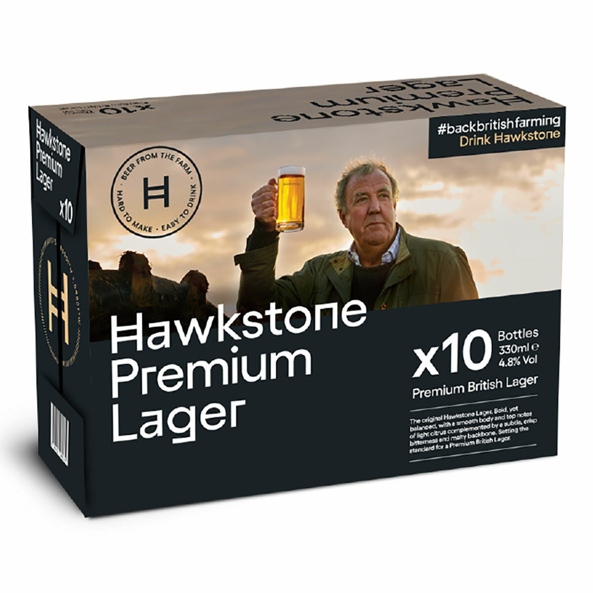 Hawkstone Premium Lager, 10 x 330ml