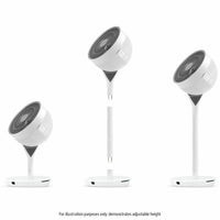 IRIS Woozoo STF-360DC-N 360 Pedestal Air Circulator in White/Grey