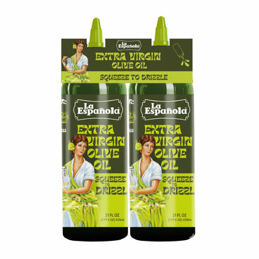 La Espanola Extra Virgin Olive Oil Squeezy, 2 x 620ml