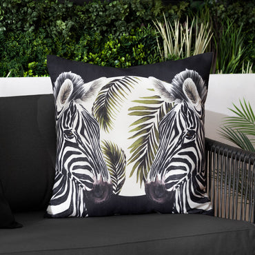 Leopardis Zebras Woven Outdoor Cushion Multicolour