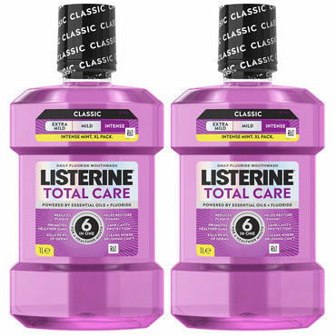 Listerine Total Care Intense Taste Classic Mouthwash, 2 x 1L